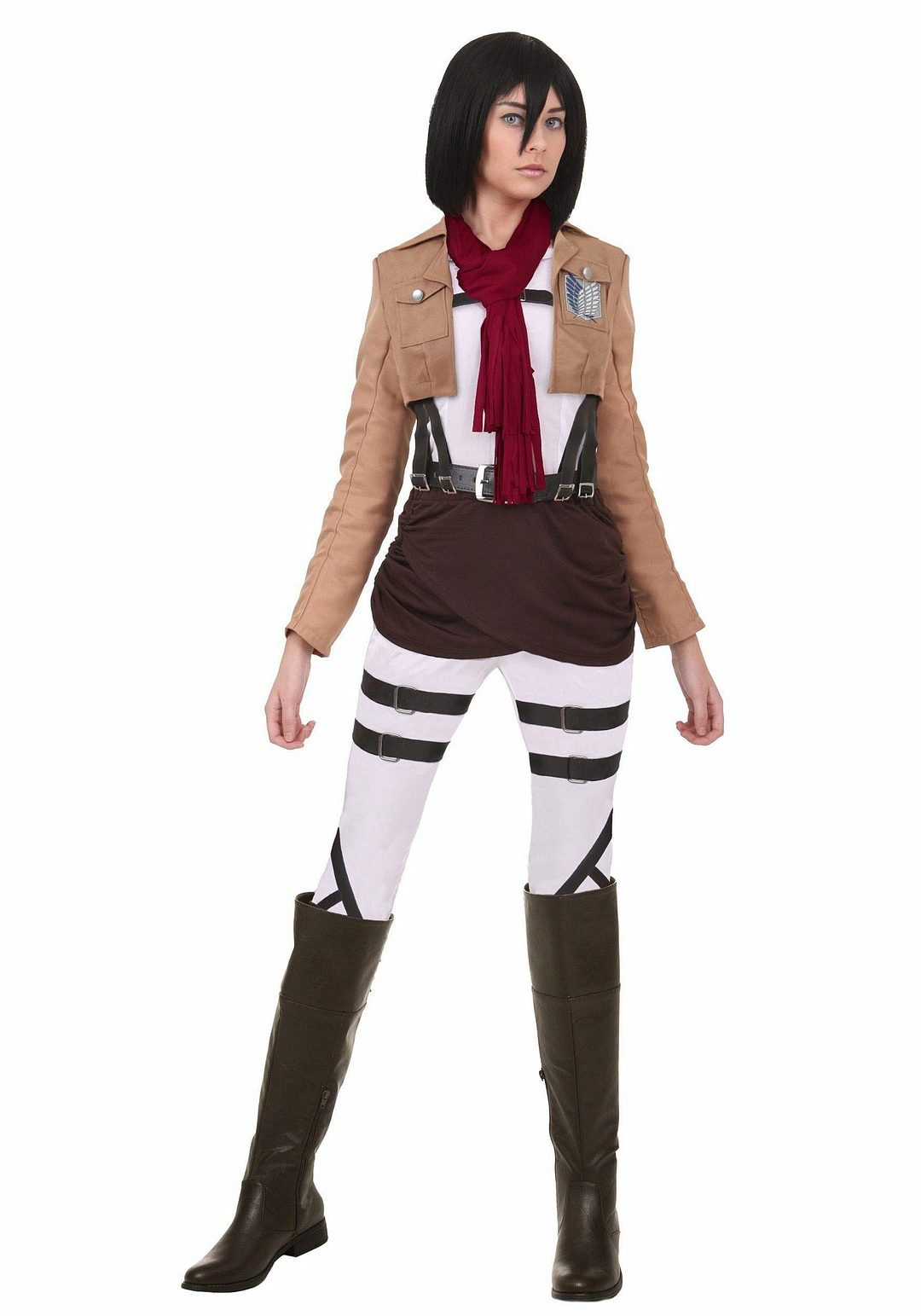 Shingeki No Kyojin Attack On Titan Mikasa Ackerman Cosplay Costume
