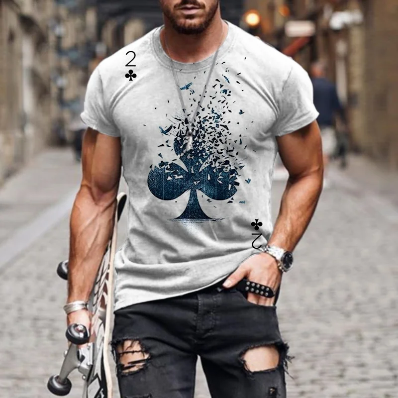 Men's Fashion Tactical Crew Neck Printed T-shirt / [viawink] /