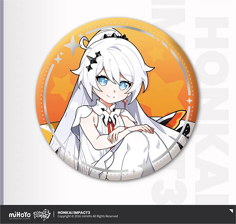 Honkai 3d Q Series Badges [Original Honkai Official Merchandise]