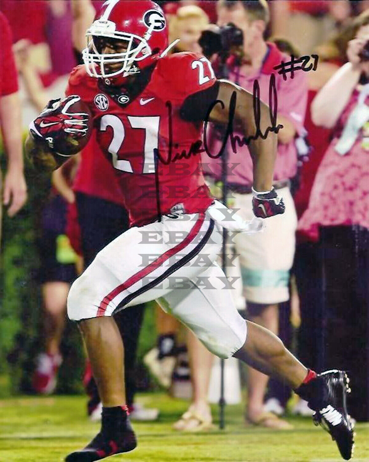 NICK CHUBB GEORGIA BULLDOGS Signed 8x10 autographed Photo Poster painting Reprint