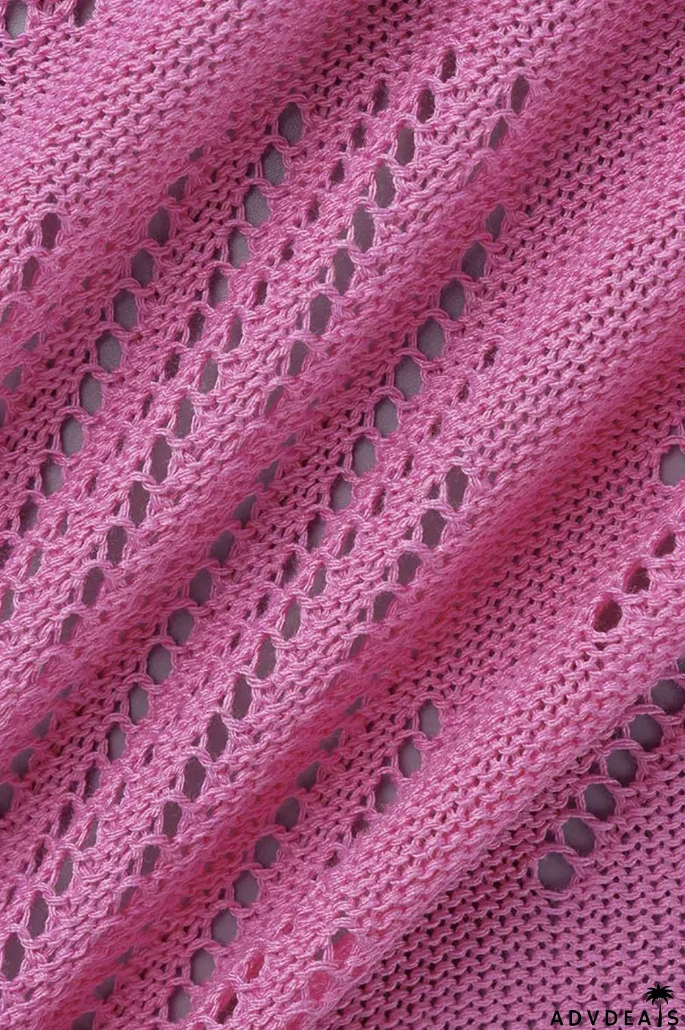 Green Yellow Sexy Solid Hollowed Out Patchwork Buckle Turndown Collar Half Sleeve Two Pieces