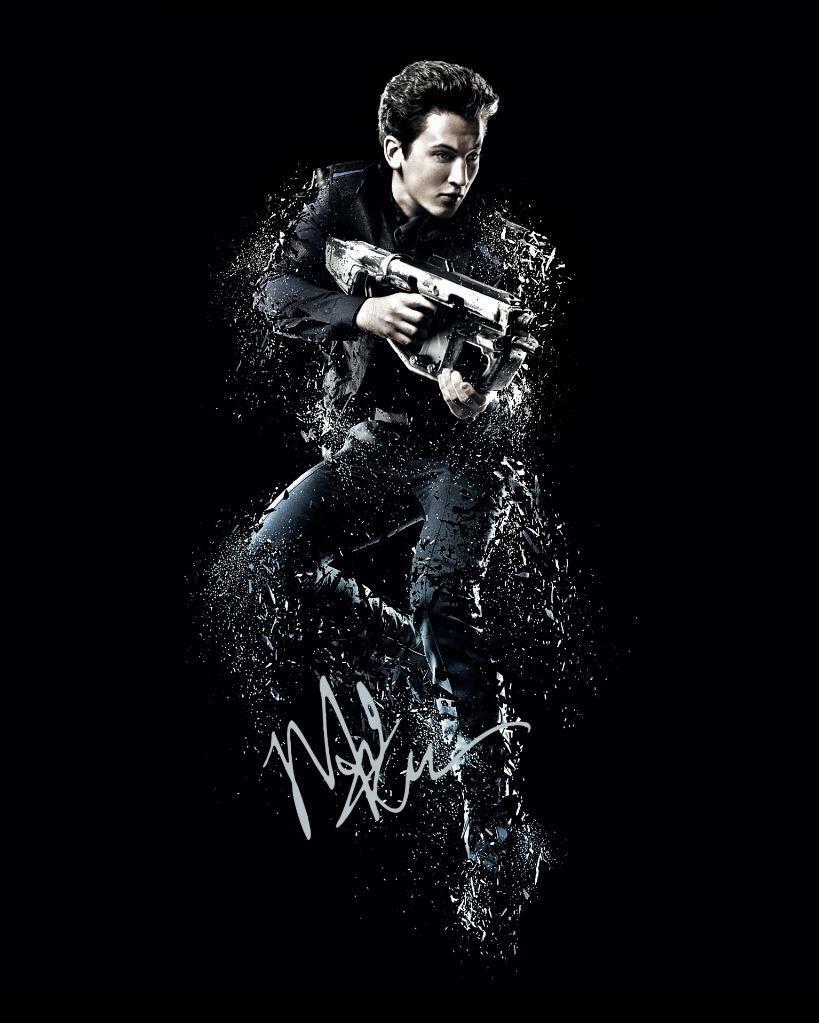 Miles Teller Divergent Insurgent SIGNED AUTOGARPHED 10 X 8