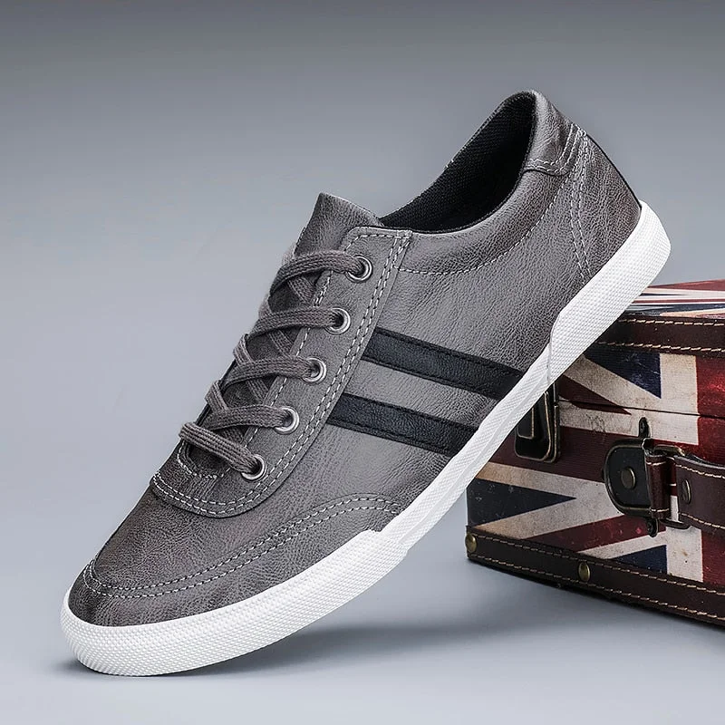 YITU 2021 Fashion Men's Vulcanized Shoes Spring/Autumn Designer Sneakers Breathable Men Casual Shoes Soft Sole Comfortable Flats