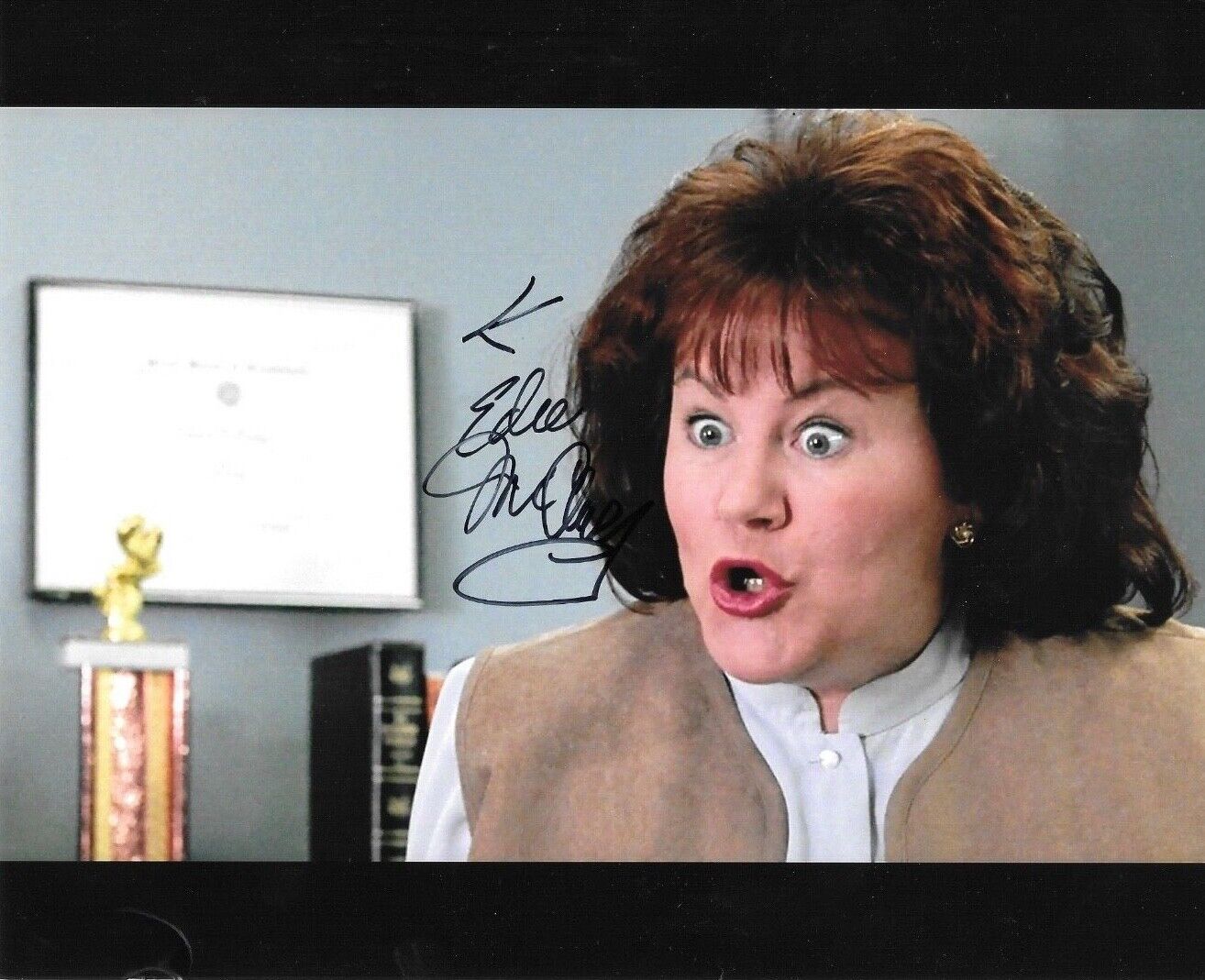 * EDIE MCCLURG * signed 8x10 Photo Poster painting * FERRIS BUELLER'S DAY OFF * COA * 8