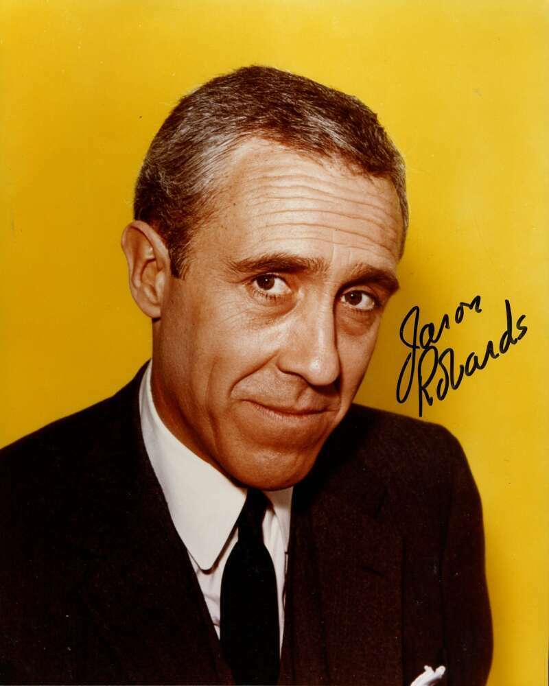 Jason Robards JSA Coa Signed 8x10 Photo Poster painting Autograph