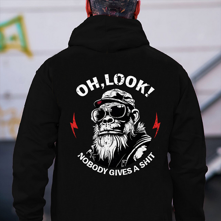 "Oh Look Nobady Gives A Shit " Hoodie