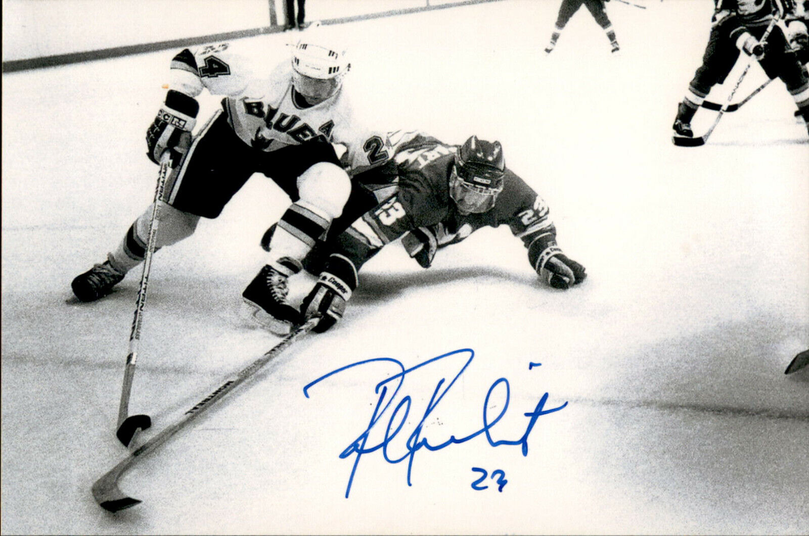 Paul Reinhart SIGNED autographed 4x6 Photo Poster painting CALGARY FLAMES #4