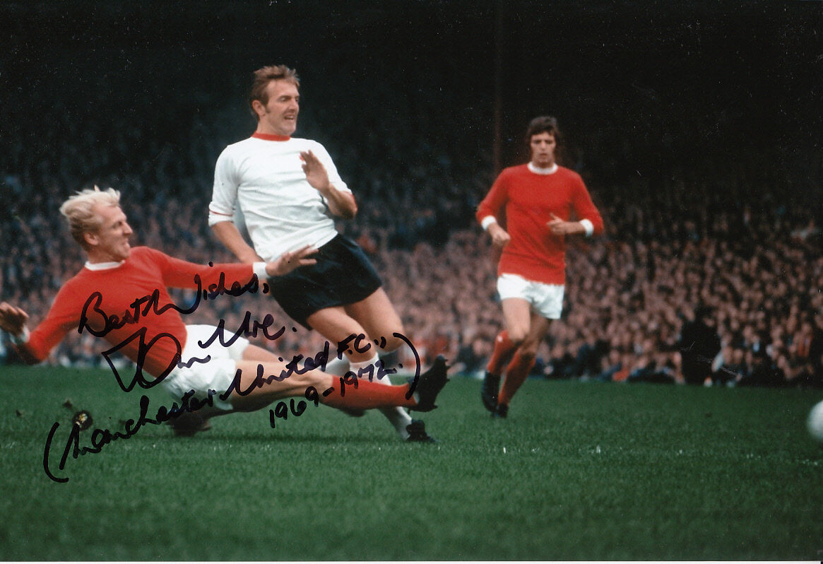 Manchester United Hand Signed Ian Ure Photo Poster painting 12x8 2.