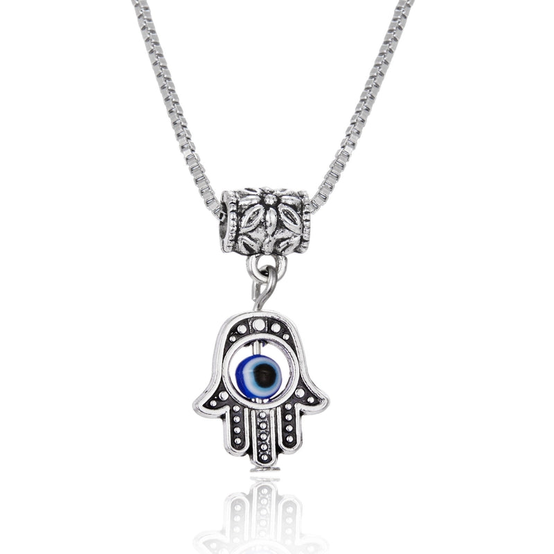 Hip-Hop Retro Owl Alloy Resin Inlay Resin Men's Pendant Necklace