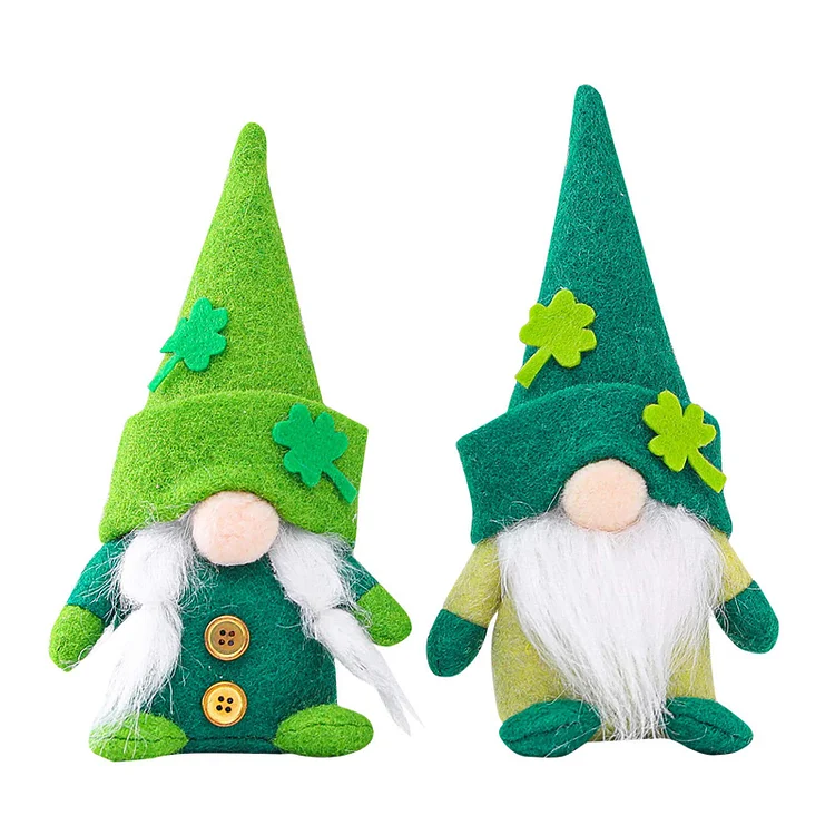St Patrick's Day Gifts Creative Decor Ornaments Gnome Plush Elf