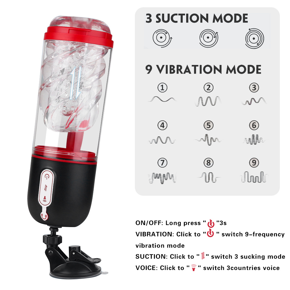 Automatic Male Penile Stretch Trainer Suction Cup