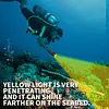 LED Dive Light Rechargeable Scuba Diving Flashlight Underwater Light for Diving