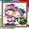 Magic-Partial 9CT Stamped Cross Stitch Bead Embroidery 27*28cm