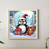 Diamond Painting-DIY Full Round Drill Gift-Giving Penguin