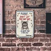 Cat - Vintage Metal Signs - 20*30cm - Garden