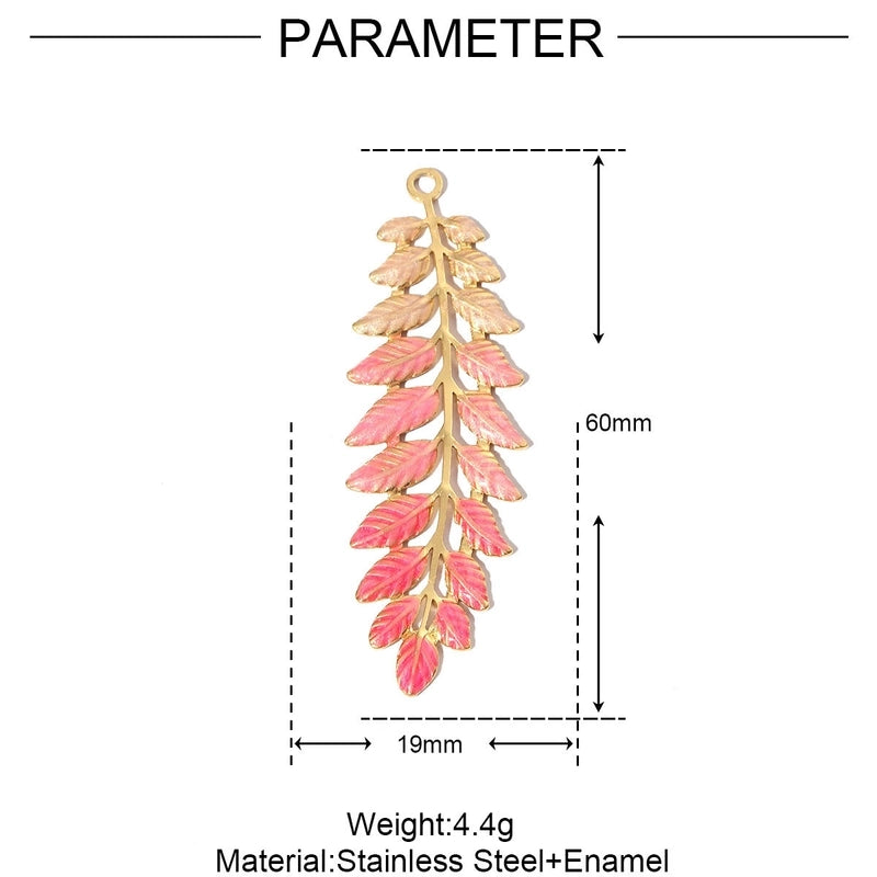 3 PCS/Package 32*37mm 304 Stainless Steel Flower Pendant Jewelry Accessories