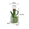 American Retro Floral Ceramic Oil Bottle | A Stunning and Practical Kitchen Seasoning