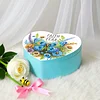 Butterfly DIY Diamond Painting Heart-Shaped Jewelry Box Decorative Storage Case