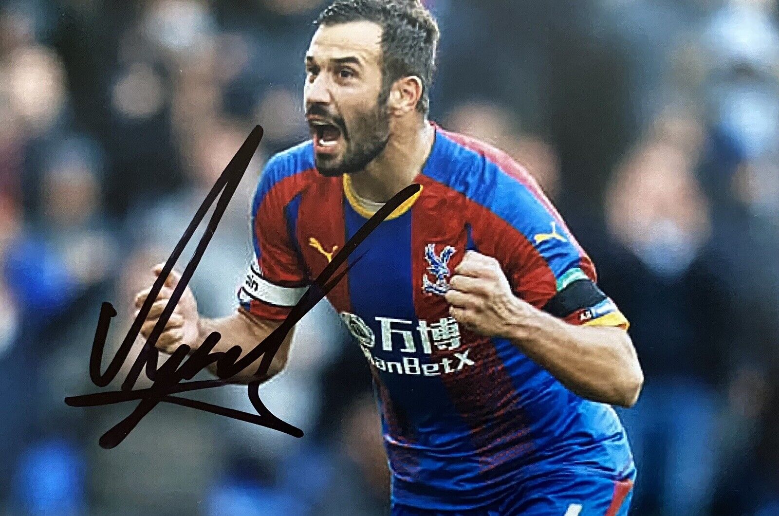 Luka Milivojevic Genuine Hand Signed Crystal Palace 6X4 Photo Poster painting 4