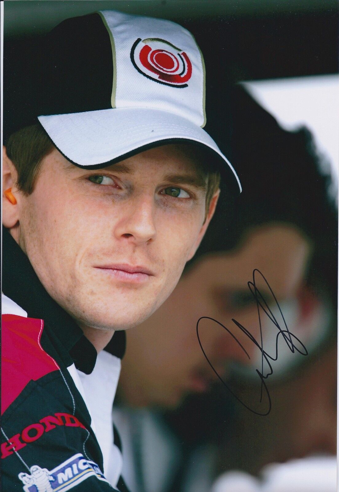 Anthony DAVIDSON SIGNED Autograph BAR HONDA Genuine 12x8 Photo Poster painting AFTAL COA