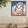 (40*40cm)Unicorn - Full Round Drill Diamond Painting