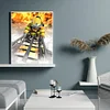 >SALE<5D DIY Full Drill Diamond Painting Fire Fighter Embroidery Mosaic Craft Kit