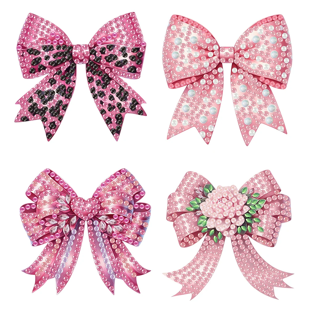 4Pcs DIY Bird Diamond Painting Brooch Diamond Painting Pins Jewelry Kit