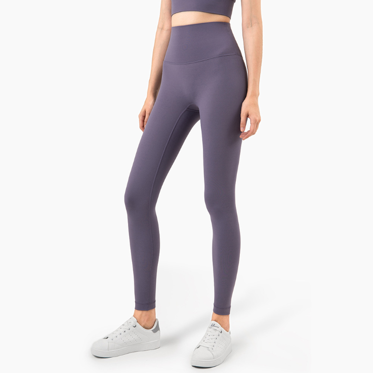 high waist nylon spandex leggings