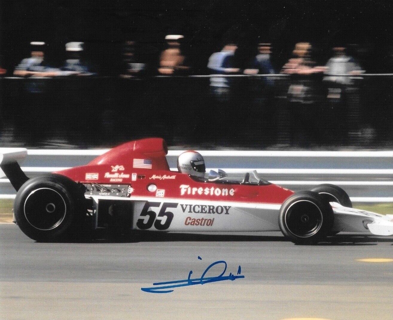 * MARIO ANDRETTI * signed 8x10 Photo Poster painting * NASCAR * FORMULA ONE * INDYCAR * COA * 5