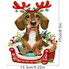 Acryl Weihnachten Hund Katze - 5d DIY Handwerk Ornament
