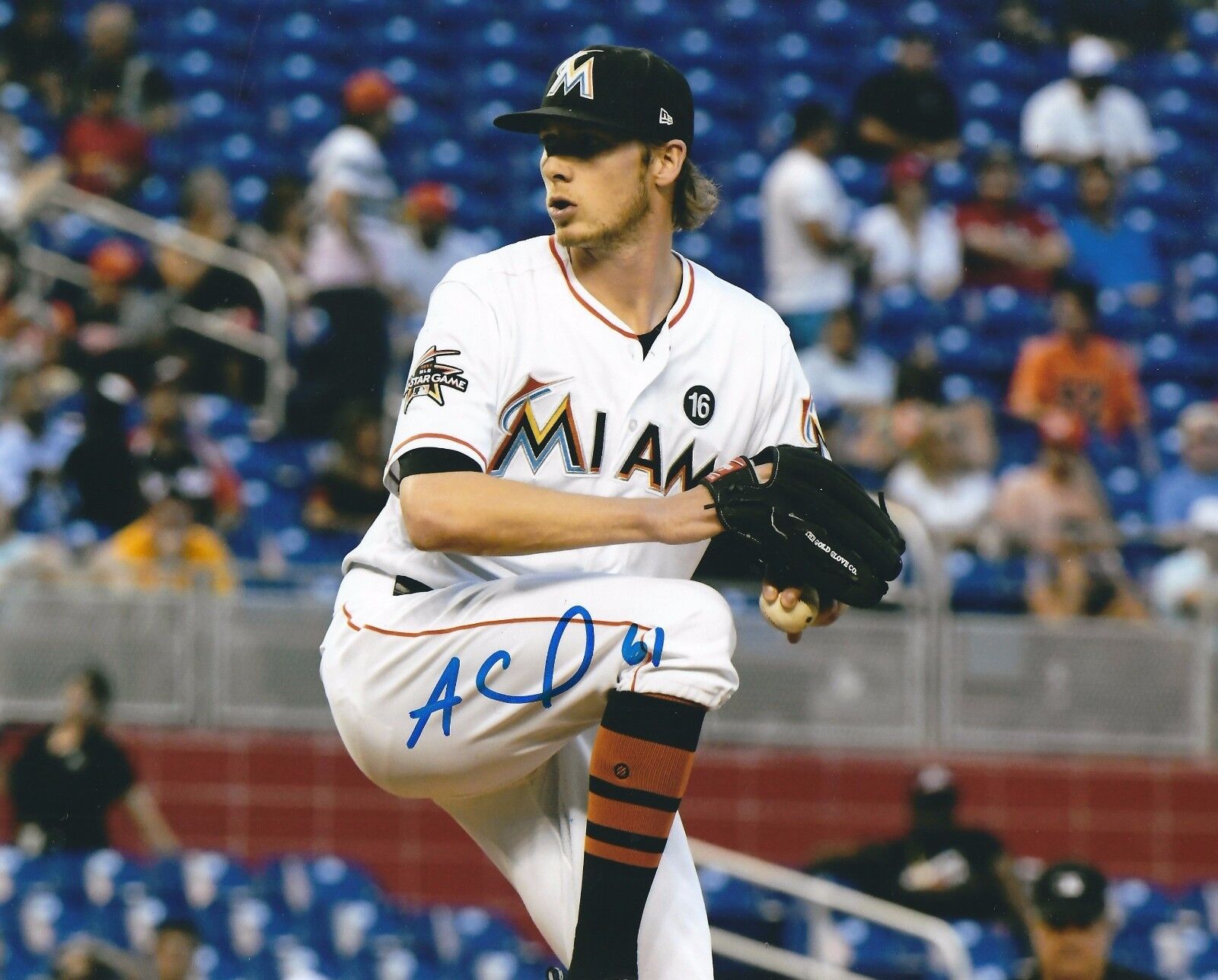 Signed 8x10 ADAM CONLEY Miami Marlins Autographed Photo Poster painting - COA