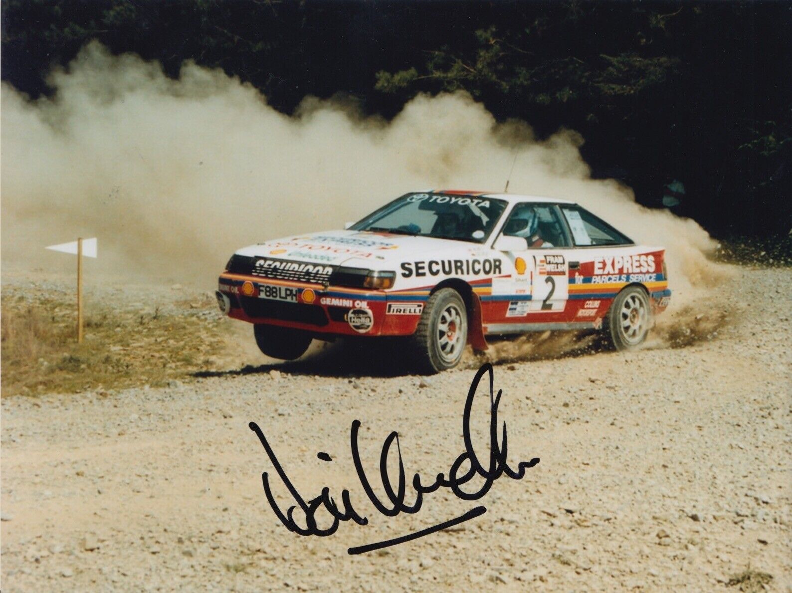 David Llewellin Hand Signed 8x6 Photo Poster painting - Rally Autograph.