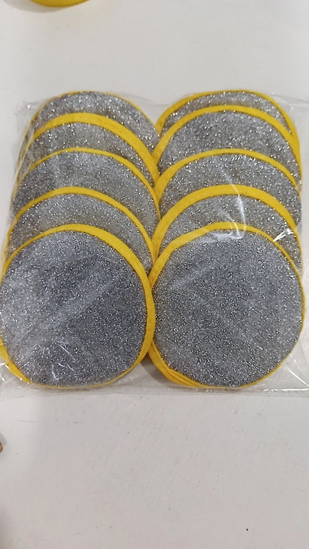 Double-sided Sponge Wipe Kitchen Bowl Washing Sponge Brush Pot Artifact Household Cleaning Cloth Oil-free Scrubbing Cloth Steel Wire Ball