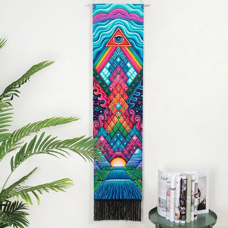 Black Tarot Card Constellation Tapestry Wall Hanging Astrology Divination Phase Tapestries Home Bedroom Office Galaxy Decor