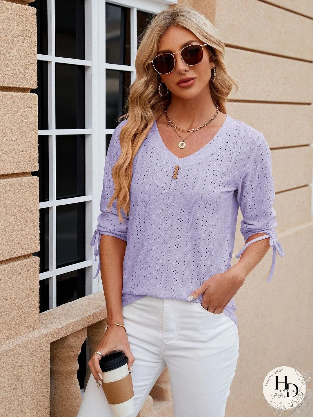 Versatile Knit Mock Neck T-Shirt