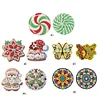 2Pcs/set DIY Diamond Painting Butterfly Rhinestones Napkin Holder DIY Napkin Holder for Table Decorations 