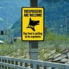 Trespassing are welcome - Vintage Metal Signs(12*16Inch)