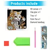 Katze speziell geformte 5D-DIY-Teilbohrer-Diamant-Mal-Kits f&uuml;r Erwachsene Anf&auml;nger Wohnaccessoires Diamanten Dots Edelstein-Kunstkits 11,81 x 11,81 Zo