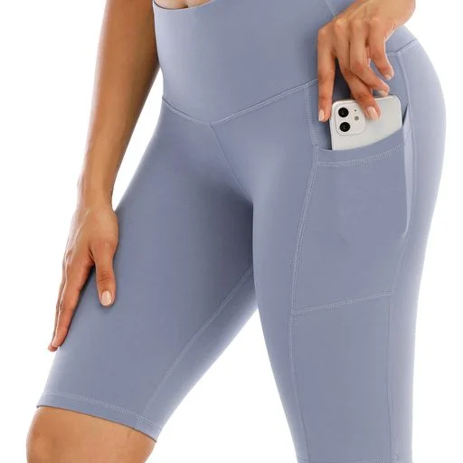 SVOKOR Sport Shorts Women High Waist Fitness Short Pants With Pockets Gym Running Yoga Leggings For Femal Panties