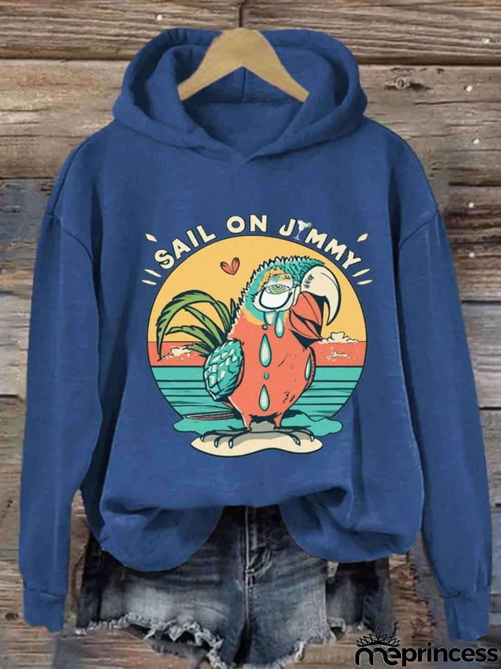 Women's Sail On Jimmy Crew Neck Hoodie