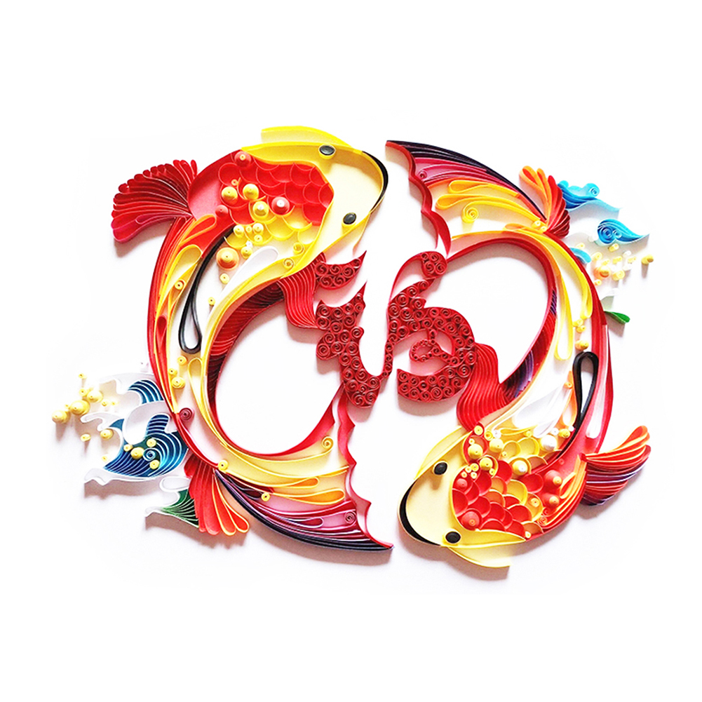 

Carp - Paper Quilling, 501 Original