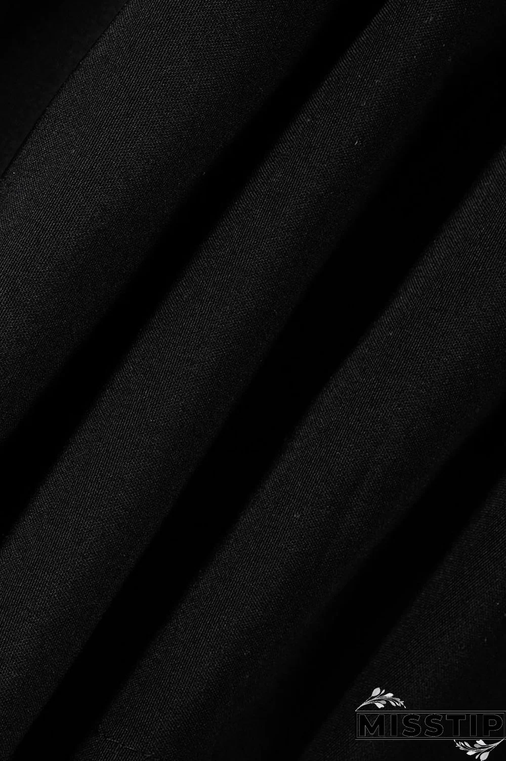 Blue Casual Solid Patchwork Fold Stringy Selvedge O Neck A Line Dresses