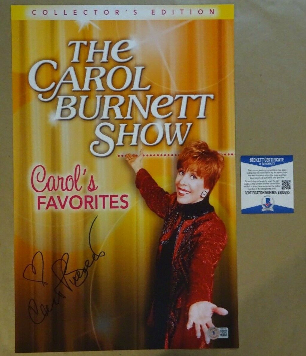 Autographed THE CAROL BURNETT SHOW Signed Photo Poster painting 11x17