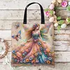 Butterfly Fairy-11CT DIY Stamped Cross Stitch Shopping Bag 40*40cm tapestrymarket