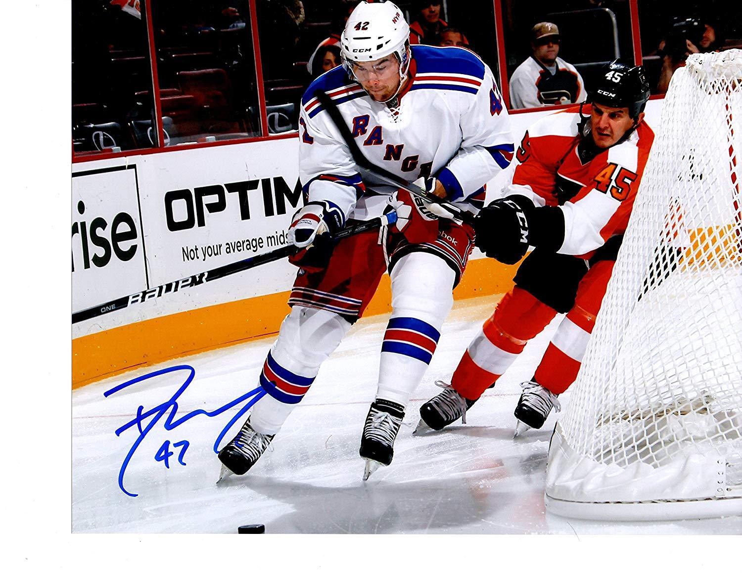 Dylan Mcilrath autographed signed NHL New York Rangers 8x10 Photo Poster painting