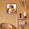 Vie d&rsquo;animaux de compagnie fille-plein diamant rond peinture-30 * 30cm