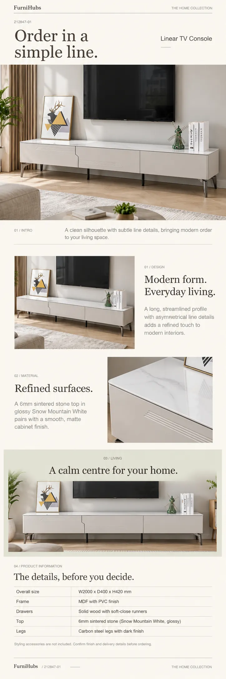 TV Console 212847
