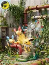 Natural Series Jolteon Scene - Pokemon Resin Statue - Moon Shadow Studios