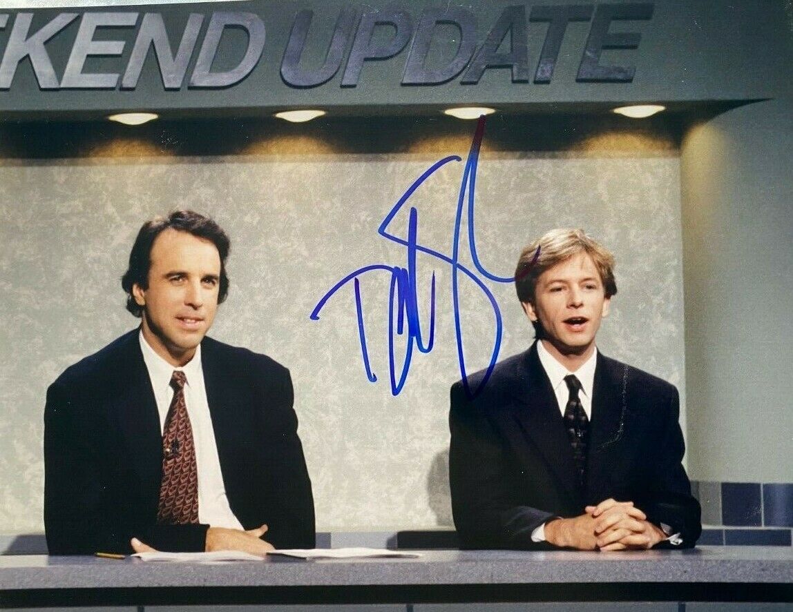 David Spade signed autographed 8x10 Photo Poster painting SNL Kevin Nealon Weekend Update