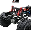 AMK Shock Towers Mount, 4pcs CNC Aluminum Alloy Front & Rear Shock Towers Mount for 1/10 RC Crawler TRX-4 Bronco K5 G500 Defender TRX-4 Upgrade Part (4pcs Black Shock Towers Mount)